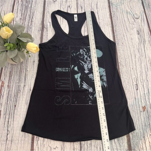 Women’s Dc Comics Batman Smile Black tank top Size M - Picture 6 of 10